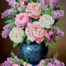 Каролинка КБЦН(Ч) 3076 Пионы и сирень