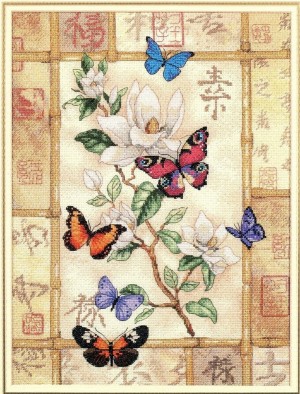 Dimensions 35063USA Brilliant Butterfly Celebration (Блестящее празднование бабочки)
