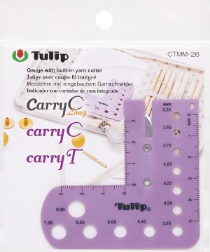 Tulip CTMM-26 Линейка для определения размера спиц с резаком для нити