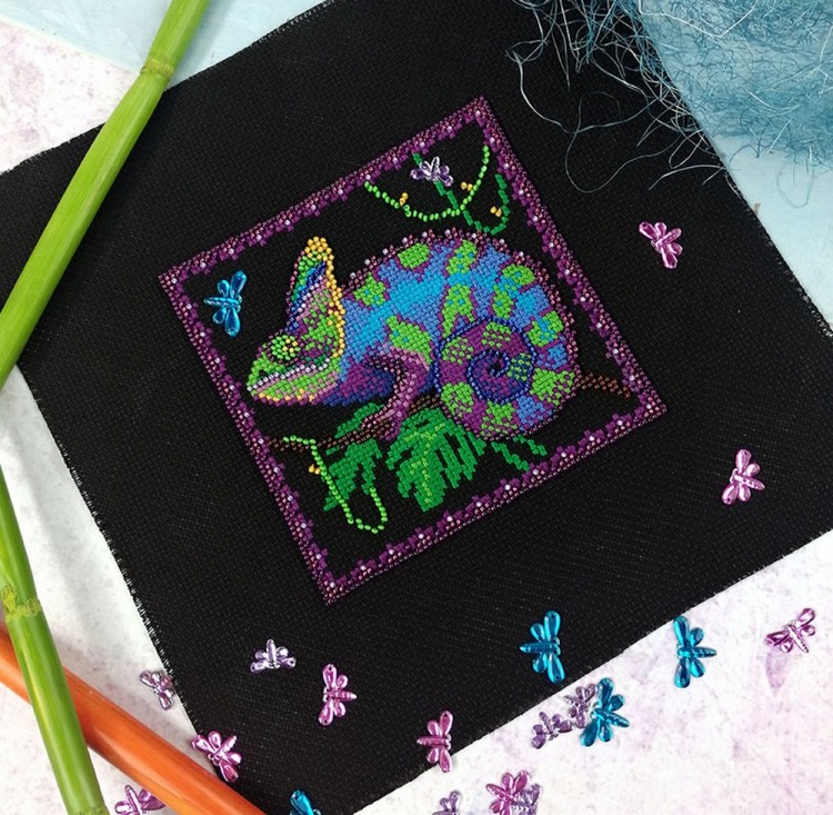 Набор для вышивания Марья Искусница 13.003.18 Хамелеон