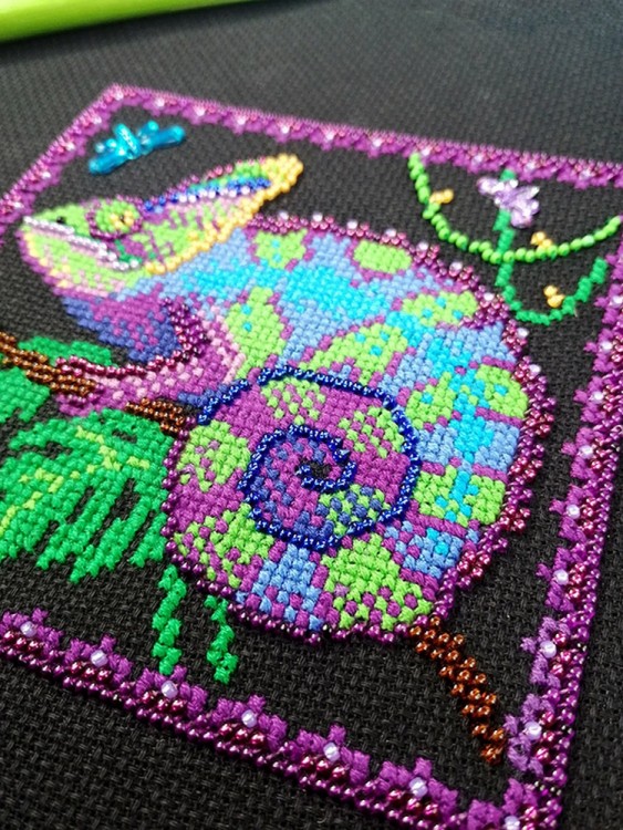 Набор для вышивания Марья Искусница 13.003.18 Хамелеон