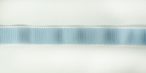 SAFISA 5117-15мм-04 Лента репсовая с белым краем, ширина 15 мм, цвет 04 - голубой