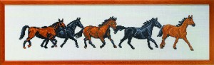 Permin 70-8495 Row of Horses