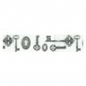 Stamperia SBA133 Лента клейкая декоративная Винтажные ключи