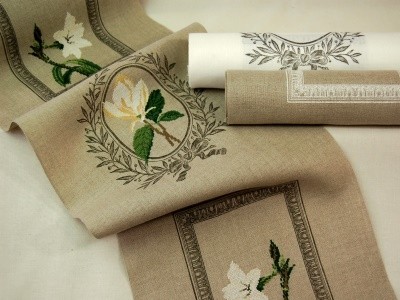 Vaupel & Heilenbeck 5157-340-90128 Основа для вышивания 11-ти ниточная, лента с рисунком 28ct - на метраж