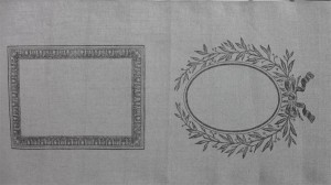 Vaupel & Heilenbeck 5157-340-90128 Основа для вышивания 11-ти ниточная, лента с рисунком 28ct - на метраж
