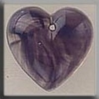 Mill Hill 12099 Декоративная подвеска "Medium Quartz Heart Purple"