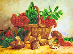 Каролинка КБЦН(Ч) 3051 Корзина с грибами