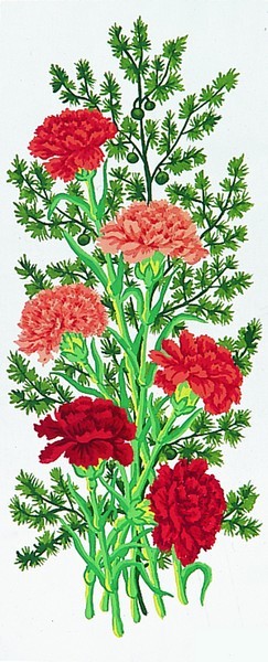 Collection D'Art 8020 Ткань с рисунком для вышивания