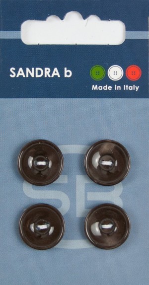 Sandra CARD090 Пуговицы, темно-коричневый