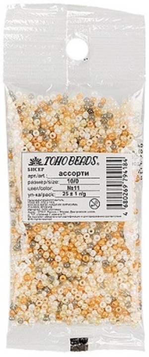 TOHO бисер Ассорти 10/0 цвет 11