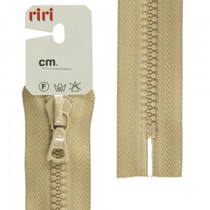 Riri 5723220/20/2212 Молния тракторная, неразъемная, 6 мм, 20 cм, бежевый