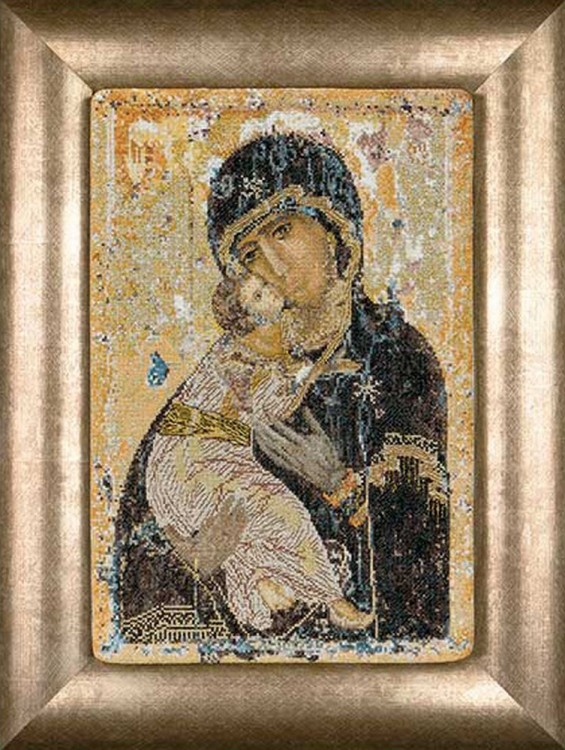 Набор для вышивания Thea Gouverneur 531A Our Lady of Vladimir (Владимирская икона Божией матери)