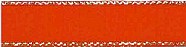 SAFISA 25190-07мм-14 Лента атласная с люрексным кантом по краям, ширина 7 мм, цвет 14 - красный