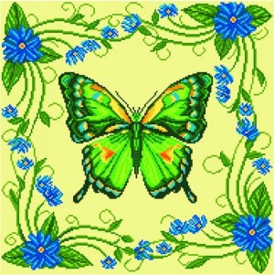 Матренин Посад 0895 Зеленая бабочка