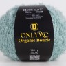 Пряжа для вязания OnlyWe MBU15 Organic boucle Мятная пряжа буклированная (2 шт)