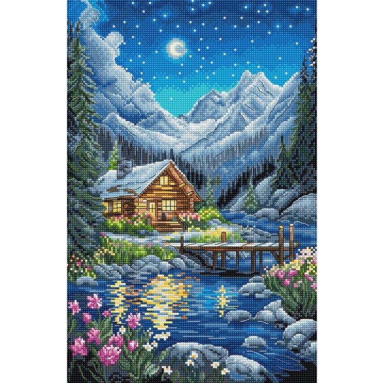 Набор для вышивания LetiStitch L9916 Moonlit night (Лунная ночь)