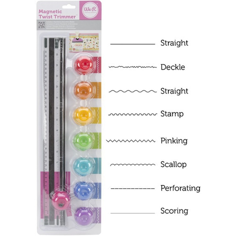 American Crafts 70959-6 Резак магнитный фигурный "Magnetic Twist Trimmer"