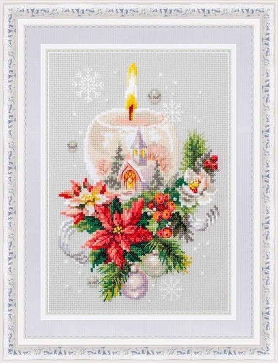 Набор для вышивания Чудесная игла 100-231 Рождественская свеча