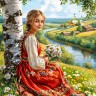 Каролинка КЛ-3106 Ткань для вышивки лентами
