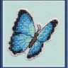 Набор для вышивания Овен 1172 Значок "Голубая Морфа"