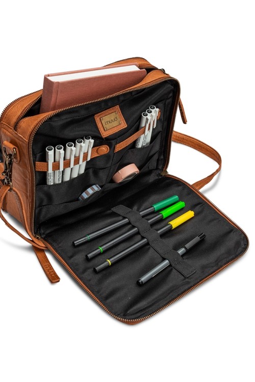 Muud QB-4450R1/Whisky Сумка-органайзер через плечо "Cathy"