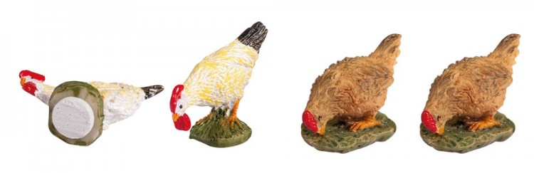 Rayher 46141000 Набор декоративных элементов "Куры"