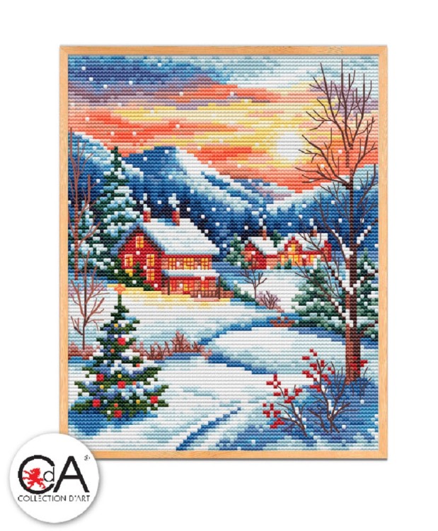 Набор для вышивания Collection D'Art BC8143 Снежная сказка