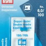 Prym 152918 Игла двойная для швейной машины, 130/705, универсальные № 100/6мм Prym 152918 Игла двойная для швейной машины, 130/705, универсальные № 100/6мм