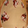 Набор для вышивания Permin 45-1216 Коврик под елку "Санта и снеговик"