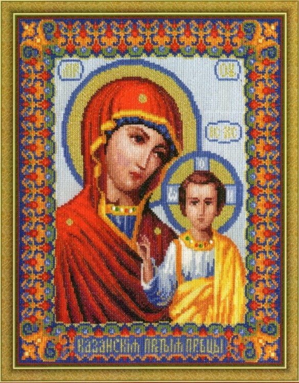 Набор для вышивания Панна CM-0809 (ЦМ-0809) Казанская икона Богородицы