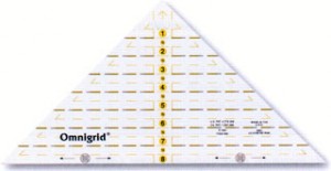 Prym 611640 Проворный треугольник с дюймовой шкалой для 1/4 квадрата до 8 дюймов