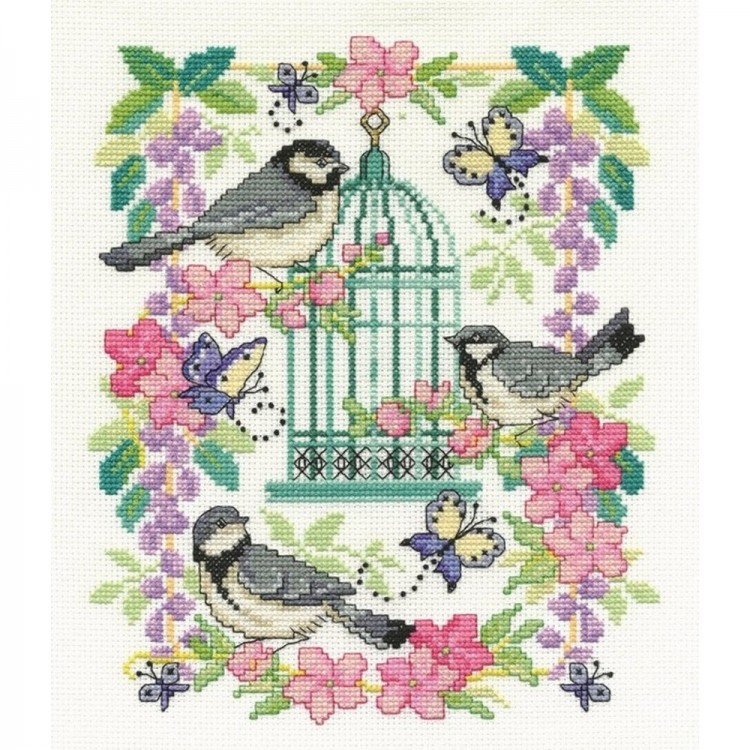 Набор для вышивания DMC BK1563 Oriental Birdcage