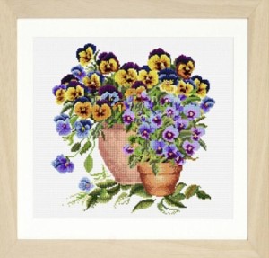 Thea Gouverneur 601A Pansies (Анютины глазки)