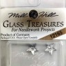 Mill Hill 12165 Декоративная подвеска "Small 5 Pointed Star Crystal Bright"