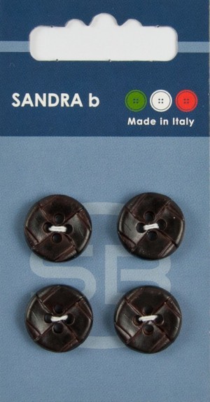 Sandra CARD092 Пуговицы, темно-коричневый
