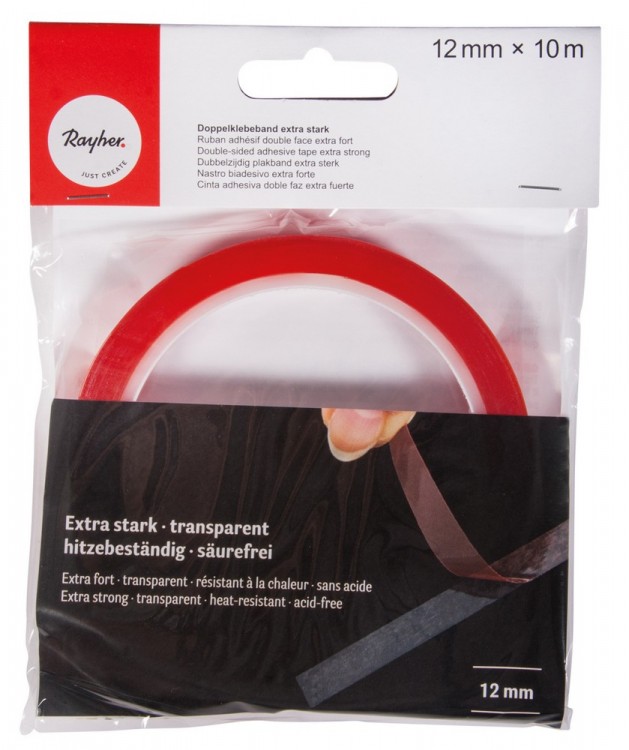 Rayher 30203000 Двухсторонняя клеевая лента экстра - сильной фиксации
