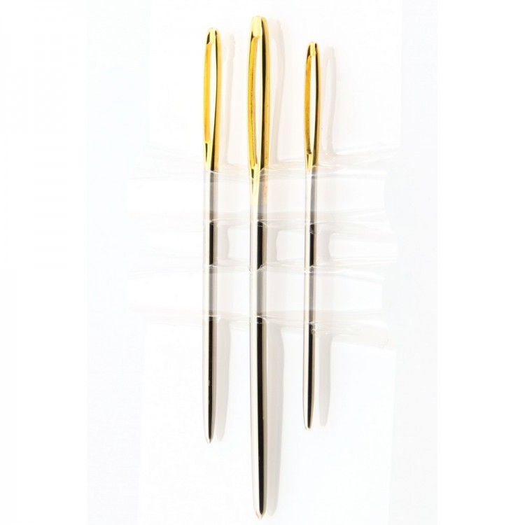 Hemline 203.1315 Иглы ручные для вышивания с закругленным кончиком № 13-15