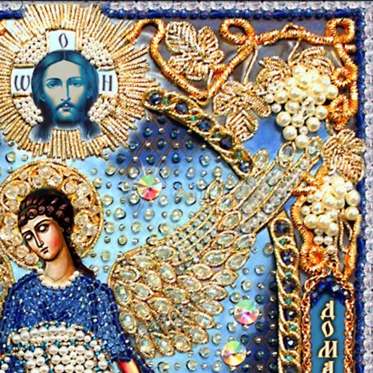 Набор для вышивания Образа в каменьях 7731 Ангел Хранитель домашнего очага - I