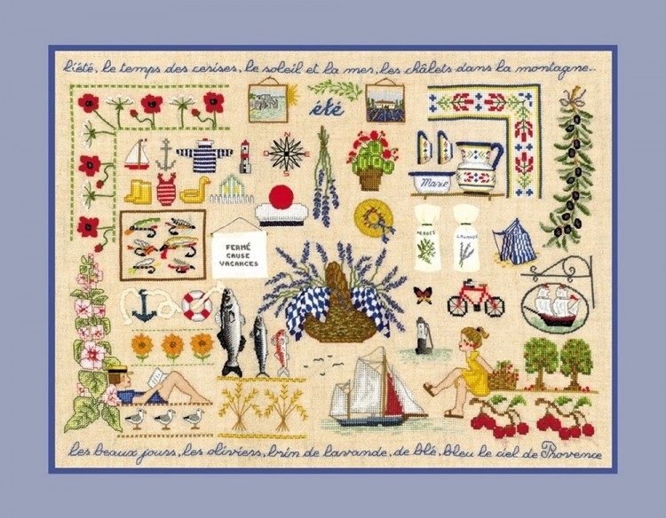 Набор для вышивания Le Bonheur des Dames 1136 Ete Lin Sable (Лето) Набор для вышивания Le Bonheur des Dames 1136 Ete Lin Sable (Лето)