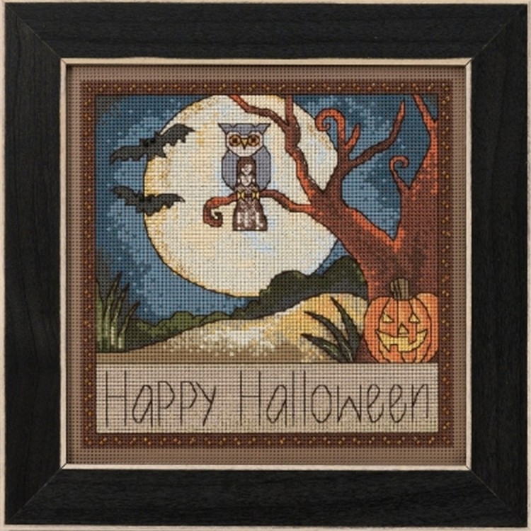 Набор для вышивания Mill Hill ST152013 Happy Halloween (Счастливый Хэллоуин)