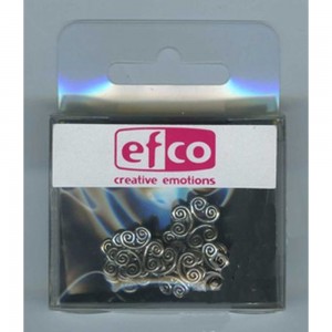 Efco 9777515 Чашечки для бусин, 10 мм