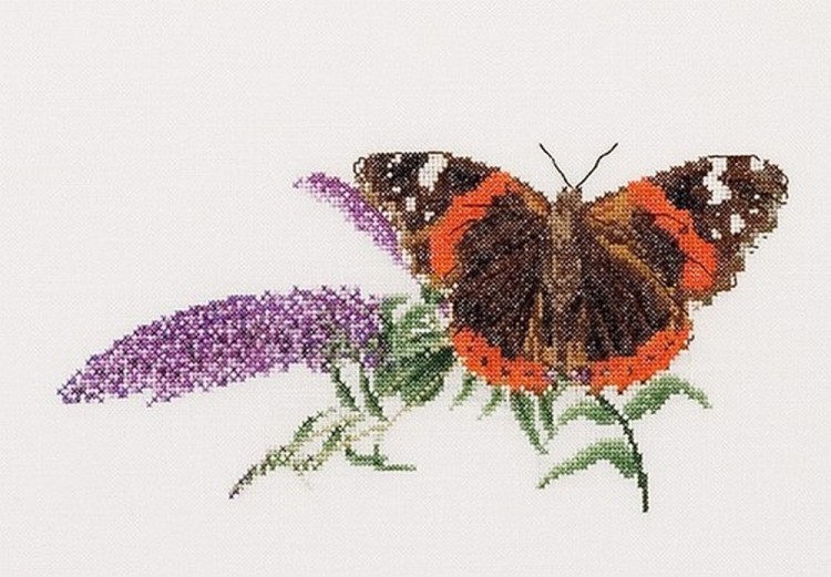 Набор для вышивания Thea Gouverneur 436A Butterfly-Budlea