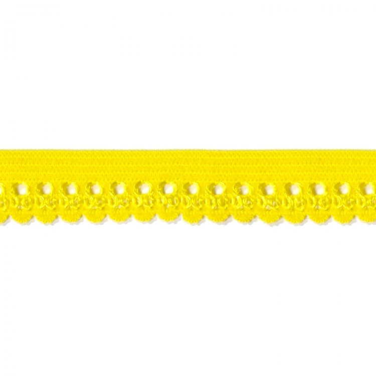 Matsa 12404/9044 Резинка отделочная ажурная, цвет желтый
