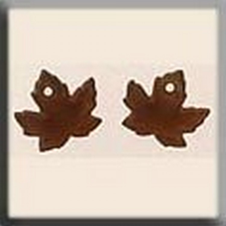 Mill Hill 12201 Декоративная подвеска "Maple Leaf Matte Autumn Topaz"