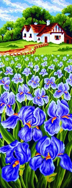 Collection D'Art 8047 Ткань с рисунком для вышивания