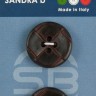 Sandra CARD093 Пуговицы, темно-коричневый