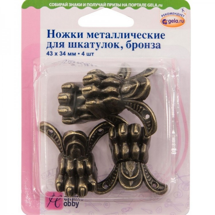 Hemline 11.137 Ножки для шкатулок