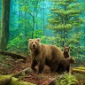 Алмазное Хобби Ah5331 Медведи в лесу