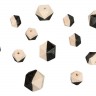 Rayher 12201576 Набор деревянных бусин в форме бриллианта